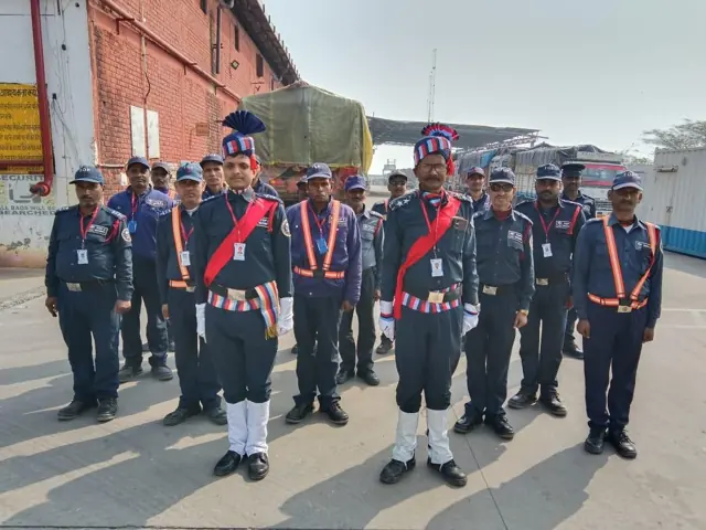 Ceremonial Guard Line — TOP2 Security personnel