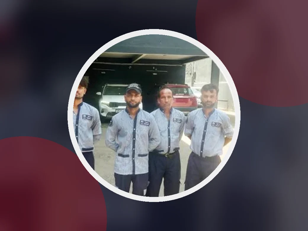 TOP2 Security housekeeping team in uniform